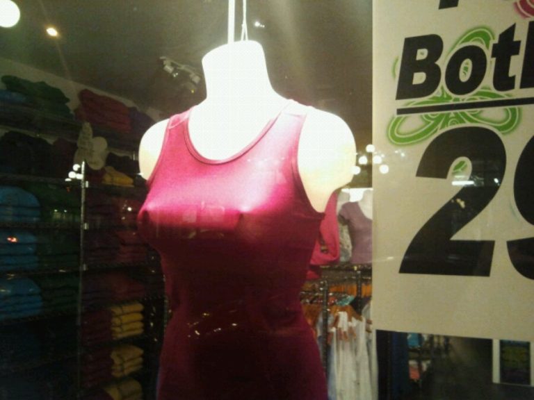 Victoria is a city of storefront window displays