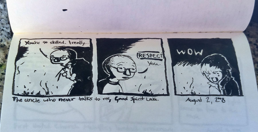 Dean's strip about a conversation with an uncle.