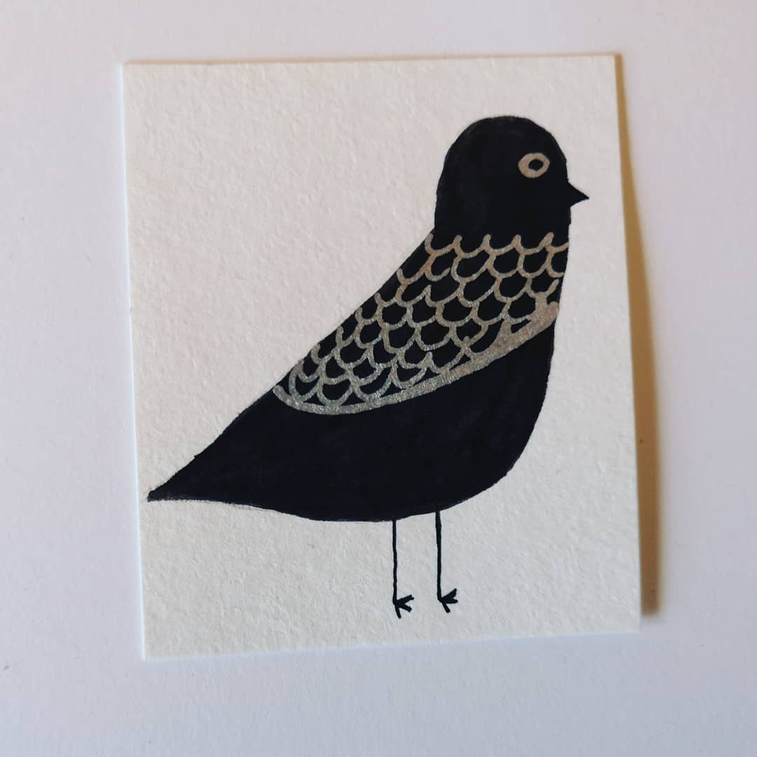Put a bird on it; in ink.